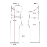 オージーオーディー(OZOD)  GATHER SLIT DRESS_WHITE