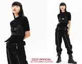 オージーオーディー(OZOD) LEATHER BUSTIER_BLACK