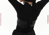 オージーオーディー(OZOD) LEATHER BUSTIER_BLACK