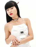 オージーオーディー(OZOD) LEATHER BUSTIER_WHITE