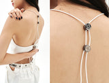 オージーオーディー(OZOD) LEATHER BUSTIER_WHITE
