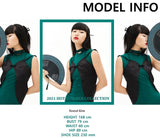 オージーオーディー(OZOD) LEATHER BUSTIER_WHITE