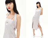オージーオーディー(OZOD)  ORIENTAL SATIN DRESS_SILVER