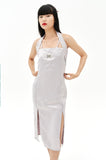 オージーオーディー(OZOD)  ORIENTAL SATIN DRESS_SILVER