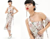 オージーオーディー(OZOD)  ORIENTAL JACQUARD DRESS_SILVER