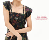 オージーオーディー(OZOD)  ORIENTAL JACQUARD DRESS_BLACK