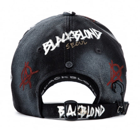 ブラックブロンド(BLACKBLOND)  BBD Disorder Graffiti Logo Cap (Black)