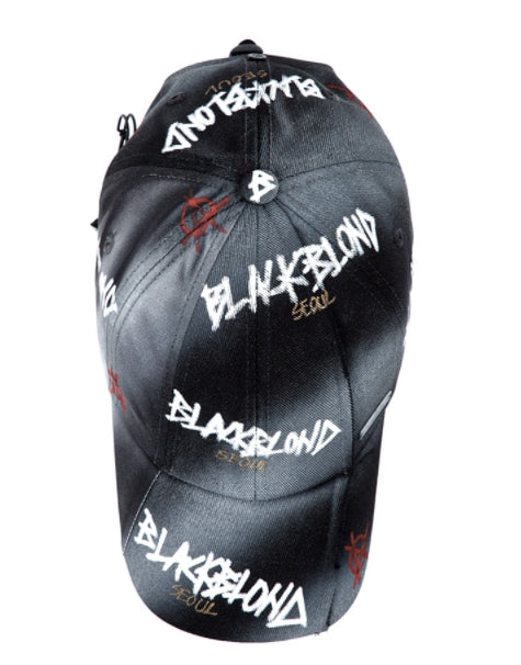 ブラックブロンド(BLACKBLOND)  BBD Disorder Graffiti Logo Cap (Black)