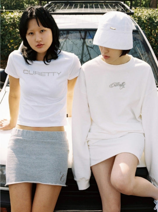 curetty (キュリティー)  C METAL BROOCH BUCKET HAT_WHITE