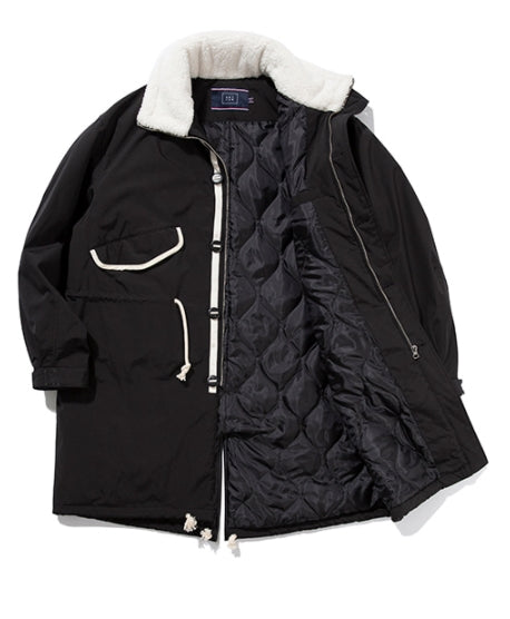 ロマンティッククラウン(ROMANTIC CROWN)  ALASKA FISHTAIL PARKA_BLACK