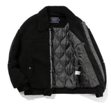 ロマンティッククラウン(ROMANTIC CROWN)  FLEECE BOMBER JACKET_BLACK