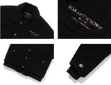 ロマンティッククラウン(ROMANTIC CROWN)  FLEECE BOMBER JACKET_BLACK