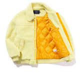 ロマンティッククラウン(ROMANTIC CROWN)  FLEECE BOMBER JACKET_LIGHT YELLOW