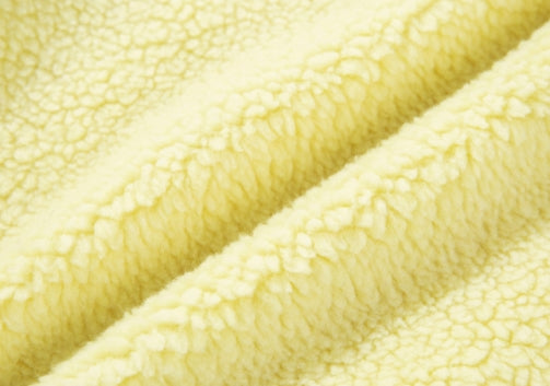 ロマンティッククラウン(ROMANTIC CROWN)  FLEECE BOMBER JACKET_LIGHT YELLOW