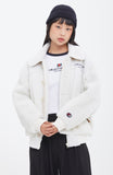ロマンティッククラウン(ROMANTIC CROWN)  FLEECE BOMBER JACKET_OATMEAL