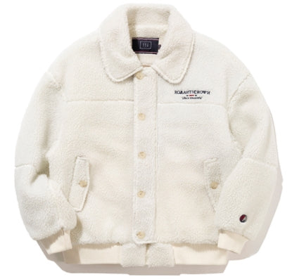 ロマンティッククラウン(ROMANTIC CROWN)  FLEECE BOMBER JACKET_OATMEAL