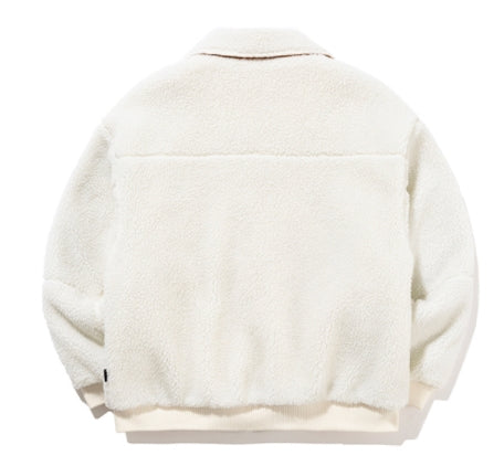 ロマンティッククラウン(ROMANTIC CROWN)  FLEECE BOMBER JACKET_OATMEAL