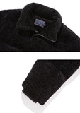 ロマンティッククラウン(ROMANTIC CROWN)  KNIT VELVET DOWN PARKA_BLACK