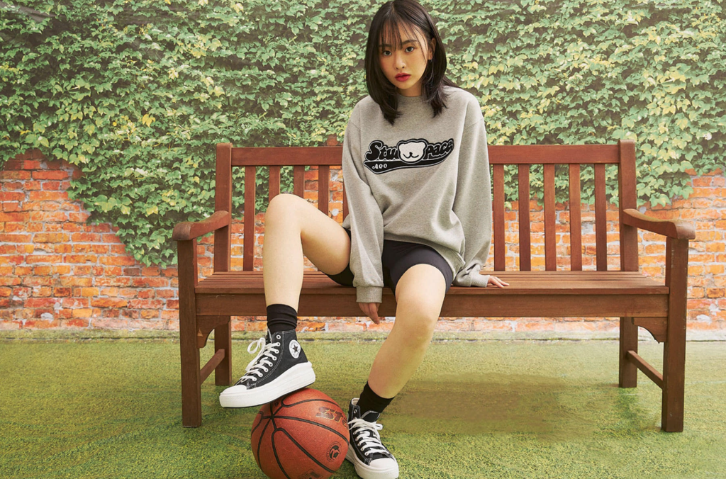 AQO_studiospace(アコスタジオスペース)    AQO VARSITY LOGO SWEATSHIRTS GRAY