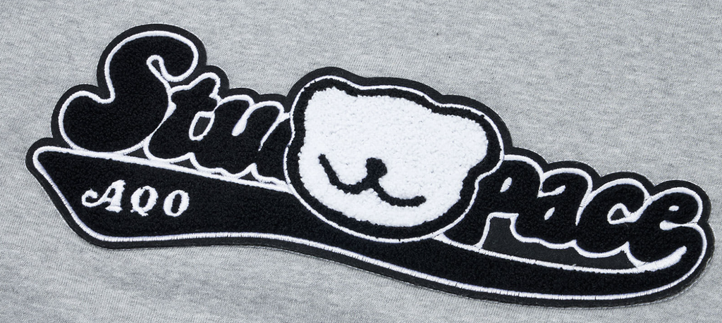 AQO_studiospace(アコスタジオスペース)    AQO VARSITY LOGO SWEATSHIRTS GRAY
