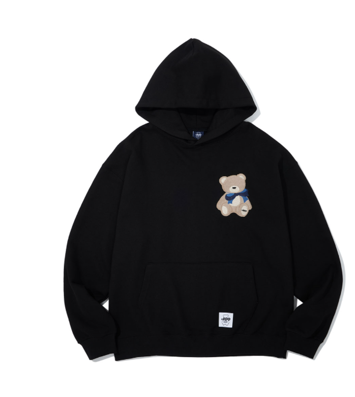 AQO_studiospace(アコスタジオスペース)     AQO OG BEAR HOODIE BLACK