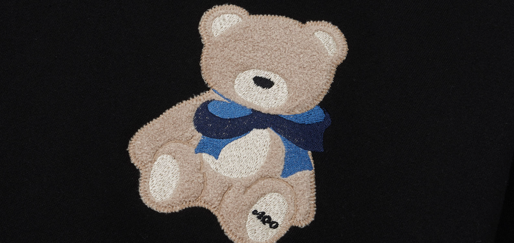 AQO_studiospace(アコスタジオスペース)     AQO OG BEAR HOODIE BLACK