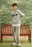 AQO_studiospace(アコスタジオスペース)    AQO VARSITY LOGO HOODIE GRAY