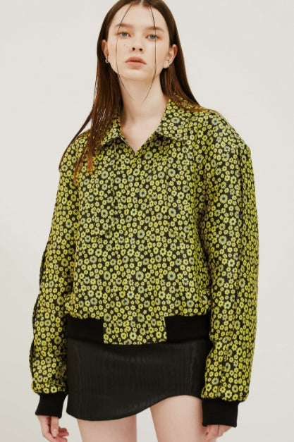 イーエスシースタジオ(ESC STUDIO) scarf blouson(flower)