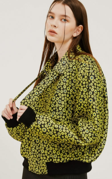イーエスシースタジオ(ESC STUDIO) scarf blouson(flower)
