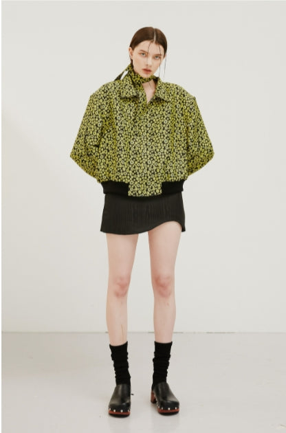 イーエスシースタジオ(ESC STUDIO) scarf blouson(flower)