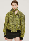 イーエスシースタジオ(ESC STUDIO) scarf blouson(flower)