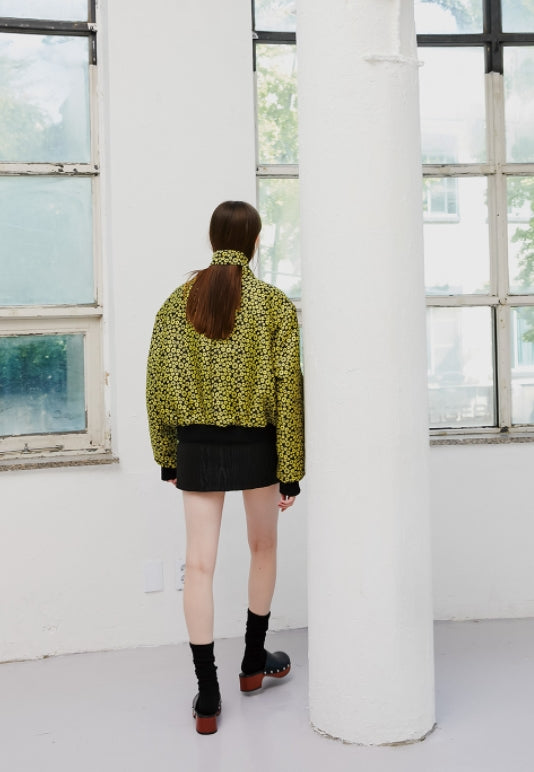 イーエスシースタジオ(ESC STUDIO) scarf blouson(flower)