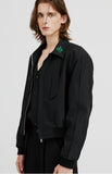 イーエスシースタジオ(ESC STUDIO) scarf blouson(black)