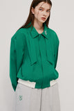 イーエスシースタジオ(ESC STUDIO) scarf blouson(green)