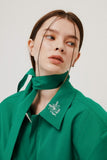 イーエスシースタジオ(ESC STUDIO) scarf blouson(green)