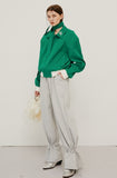 イーエスシースタジオ(ESC STUDIO) scarf blouson(green)