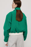 イーエスシースタジオ(ESC STUDIO) scarf blouson(green)