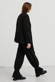 イーエスシースタジオ(ESC STUDIO) slit blazer(black)