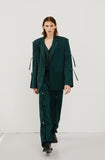 イーエスシースタジオ(ESC STUDIO) slit blazer(green)