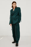イーエスシースタジオ(ESC STUDIO) slit blazer(green)