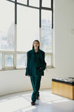 イーエスシースタジオ(ESC STUDIO) slit blazer(green)