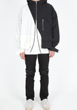 ランベルシオ(LANG VERSIO) 323 Half-and-Half Windbreaker Jacket (Windbreaker)