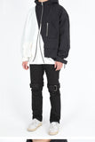 ランベルシオ(LANG VERSIO) 323 Half-and-Half Windbreaker Jacket (Windbreaker)