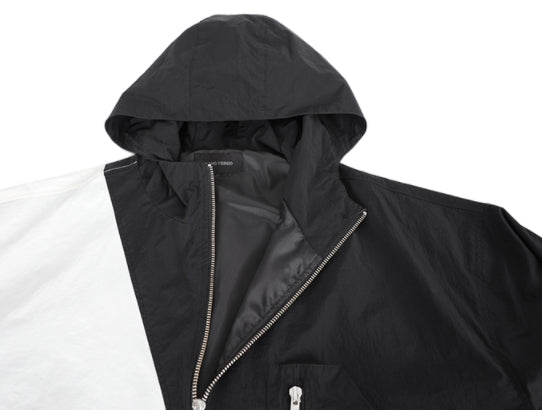 ランベルシオ(LANG VERSIO) 323 Half-and-Half Windbreaker Jacket (Windbreaker)