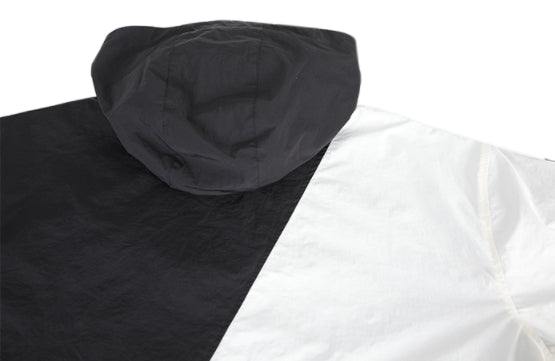 ランベルシオ(LANG VERSIO) 323 Half-and-Half Windbreaker Jacket (Windbreaker)