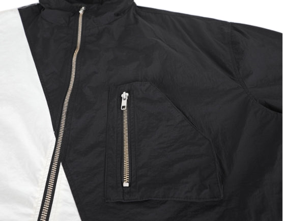 ランベルシオ(LANG VERSIO) 323 Half-and-Half Windbreaker Jacket (Windbreaker)