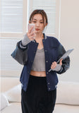 curetty (キュリティー)  C LOGO POINT BASEBALL JACKET_NAVY