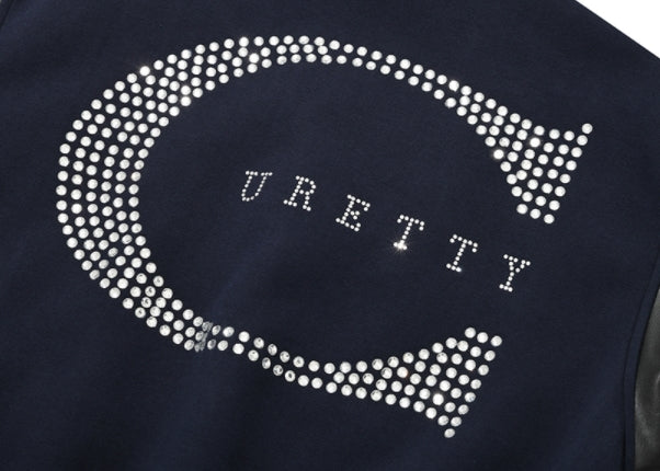 curetty (キュリティー)  C LOGO POINT BASEBALL JACKET_NAVY