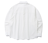 ベドインベド(BADINBAD) LOGO OXFORD SHIRT_WHITE