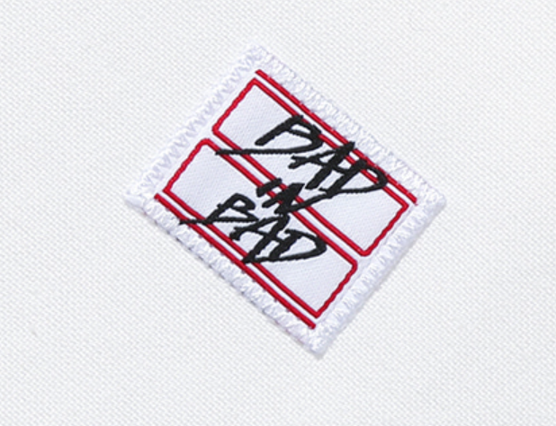 ベドインベド(BADINBAD) LOGO OXFORD SHIRT_WHITE